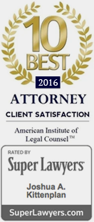 10 Best 2016 | Attorney Client Satisfaction | American Institute of Legal Counsel